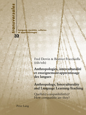 cover image of Anthropologies, interculturalité et enseignement-apprentissage des langues- Anthropology, Interculturality and Language Learning-Teaching